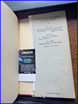 The Two Towers J. R. R Tolkien Lord Of The Rings 1st Edition 12th Imp 1966, SIGNED