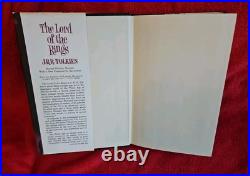 Tolkien 1965 Lord of the Rings HC 2nd Ed. Fellowship 4th p Return 3rd p Maps