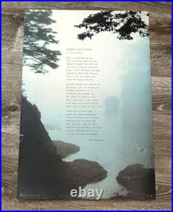 Tolkien Bilbo's Last Song Poem Poster Fantasy LOTR Lord of the Rings 16x23