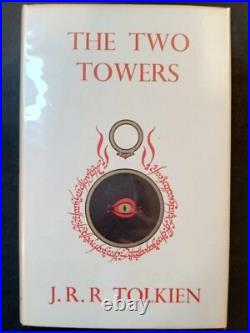 Tolkien HB Hobbit LotR Lord of the Rings 1st Edition 8/7/6 Impression GA&U NICE