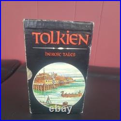 Tolkien Heroic Tales Box Set Unwin Paperbacks 1982 The Hobbit Lord of The Rings