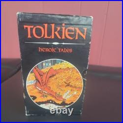 Tolkien Heroic Tales Box Set Unwin Paperbacks 1982 The Hobbit Lord of The Rings