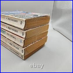 Tolkien LORD OF THE RINGS 1st, 2nd & 5th Ballantine printings w. THE HOBBIT