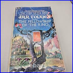 Tolkien LORD OF THE RINGS 1st, 2nd & 5th Ballantine printings w. THE HOBBIT