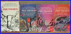 Tolkien LORD OF THE RINGS OCTOBER 1966 WHITE BOX REMINGTON TRIPTYCH LOT 977