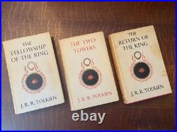 Tolkien LORD OF THE RINGS UK 1st Ed 5-2-2 Set (1955-56) with DJs & Original Maps