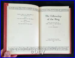Tolkien, Lord Of The Rings 1st Edition 1st Print Fine Binding, Signed 1954/55/55