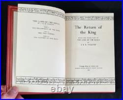Tolkien, Lord Of The Rings 1st Edition 1st Print Fine Binding, Signed 1954/55/55
