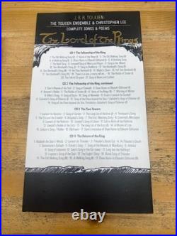 Tolkien Lord Of The Rings 4 CD Set Complete Songs Poems Margrethe/reiff/hall Ex+
