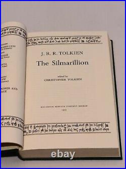 Tolkien Lord Of The Rings The Silmarillion 1st Edition 1st Print Hardcover