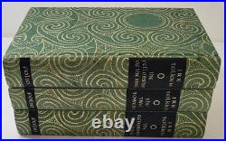 Tolkien Lord of The Rings Trilogy Hardcover Book Set Folio Society 2002 Slipcase
