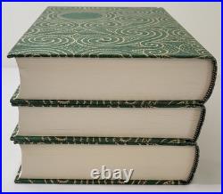 Tolkien Lord of The Rings Trilogy Hardcover Book Set Folio Society 2002 Slipcase