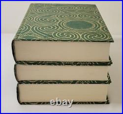 Tolkien Lord of The Rings Trilogy Hardcover Book Set Folio Society 2002 Slipcase