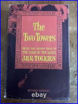 Tolkien Lord of the Rings 1965 2nd Ed. HC Set with Slipcase, Dustjackets, Map VG