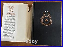 Tolkien Lord of the Rings 1965 2nd Ed. HC Set with Slipcase, Dustjackets, Map VG