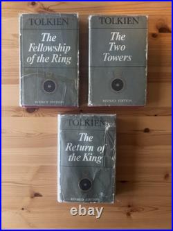 Tolkien Lord of the Rings 1966 2nd Ed HB Set Allen & Unwin with Maps & DJs