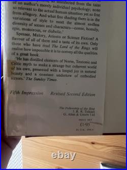 Tolkien Lord of the Rings 1966 2nd Ed HB Set Allen & Unwin with Maps & DJs