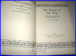Tolkien Lord of the Rings 2nd Revised Ed 1973-74 Allen & Unwin HB Set