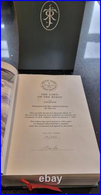Tolkien Lord of the Rings Alan Lee Signed Centenary LIMITED EDITION 19/250