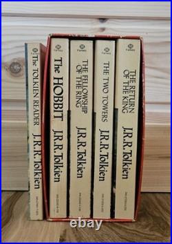 Tolkien Lord of the Rings Hobbit 1970's Red Box Books VG+ Condition plus BONUS