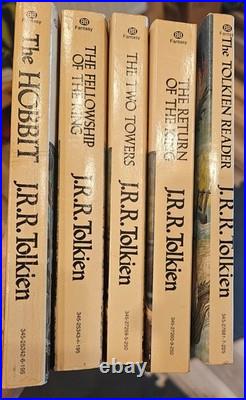 Tolkien Lord of the Rings Hobbit 1970's Red Box Books VG+ Condition plus BONUS
