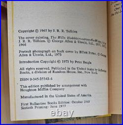 Tolkien Lord of the Rings Hobbit 1970's Red Box Books VG+ Condition plus BONUS