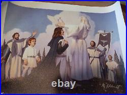 Tolkien Lord of the Rings Return of King Greg Hildebrandt CANVAS Hand Signed LOA