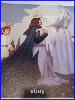 Tolkien Lord of the Rings Return of King Greg Hildebrandt CANVAS Hand Signed LOA
