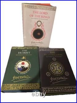 Tolkien Lord of the Rings Silmarillion Hobbit Illustrated Hardcover Deluxe