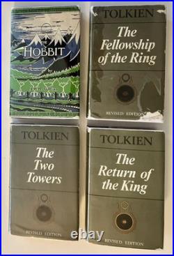 Tolkien The Hobbit 1978- Lord Of The Rings 68/69/71 Dust Jackets