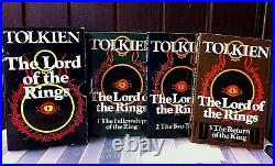 Tolkien The Lord Of The Rings Boxset (1977) 3 Books Collection! Unwin