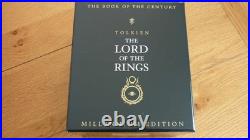 Tolkien-The Lord Of The Rings-Cased Millennium Edition Set 1999-Excellent
