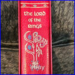 Tolkien The Lord of the Rings Collector's Edition Hardcover 1987 with map LOTR