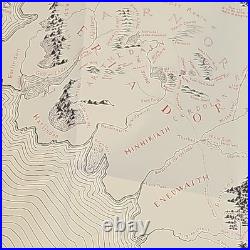 Tolkien The Lord of the Rings Collector's Edition Hardcover 1987 with map LOTR