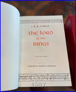 Tolkien The Lord of the Rings & The Hobbit leather HMCO collectors ed-exec cond
