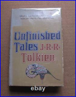 UNFINISHED TALES J. R. R. Tolkien -1970 1st/1st HCDJ Lord of the Rings Hobbit