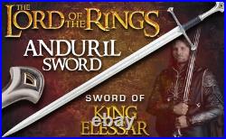 United Cutlery Lord of the Rings Anduril Sword of King Elessar Licensed COA