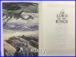 VG 1991 Hardcover DJ First Edition Lord of the Rings JRR Tolkien Art by Alan Lee