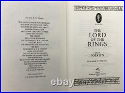 VG 1991 Hardcover DJ First Edition Lord of the Rings JRR Tolkien Art by Alan Lee VG 1991 Hardcover DJ First Edition Lord of the Rings JRR Tolkien Art by Alan Lee