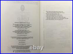 VG 1991 Hardcover DJ First Edition Lord of the Rings JRR Tolkien Art by Alan Lee