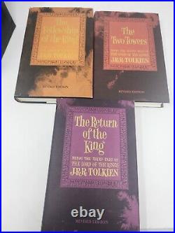 VTG 1965 Lord Of The Rings J. R. R Tolkien Box Set with MAPS Houghton Mifflin 2nd Ed