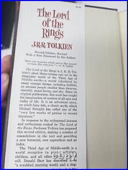 VTG 1965 Lord Of The Rings J. R. R Tolkien Box Set with MAPS Houghton Mifflin 2nd Ed