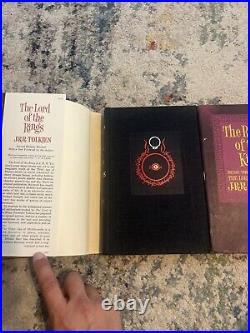 VTG 1965 Lord Of The Rings J. R. R Tolkien Box Set with MAPS Houghton Mifflin 2nd Ed