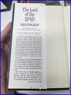 VTG 1965 Lord Of The Rings J. R. R Tolkien Box Set with MAPS Houghton Mifflin 2nd Ed