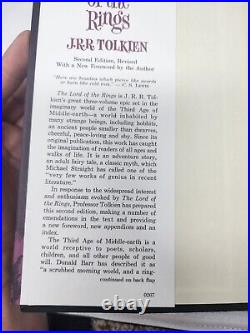 VTG 1965 Lord Of The Rings J. R. R Tolkien Box Set with MAPS Houghton Mifflin 2nd Ed