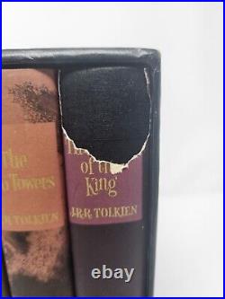 VTG 1965 Lord Of The Rings J. R. R Tolkien Box Set with MAPS Houghton Mifflin 2nd Ed