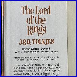 VTG 1965 Lord Of The Rings J. R. R Tolkien Box Set with MAPS Houghton Mifflin, LOTR