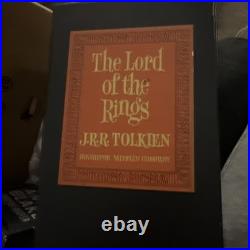 VTG The Lord Of The Rings Second Ed. 1965 Book Set & Slipcase