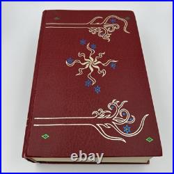 Vintage 1965 The Lord of the Rings JRR Tolkien Leather Collector's HMCO Book Map