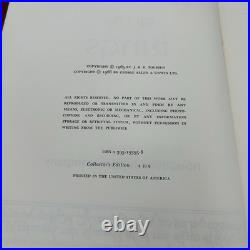 Vintage 1965 The Lord of the Rings JRR Tolkien Leather Collector's HMCO Book Map